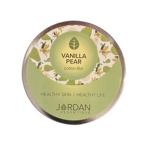 Jordan Essentials Vanilla Pear Lotion Bar 1.5 Oz Natural Beeswax Moisturizer New